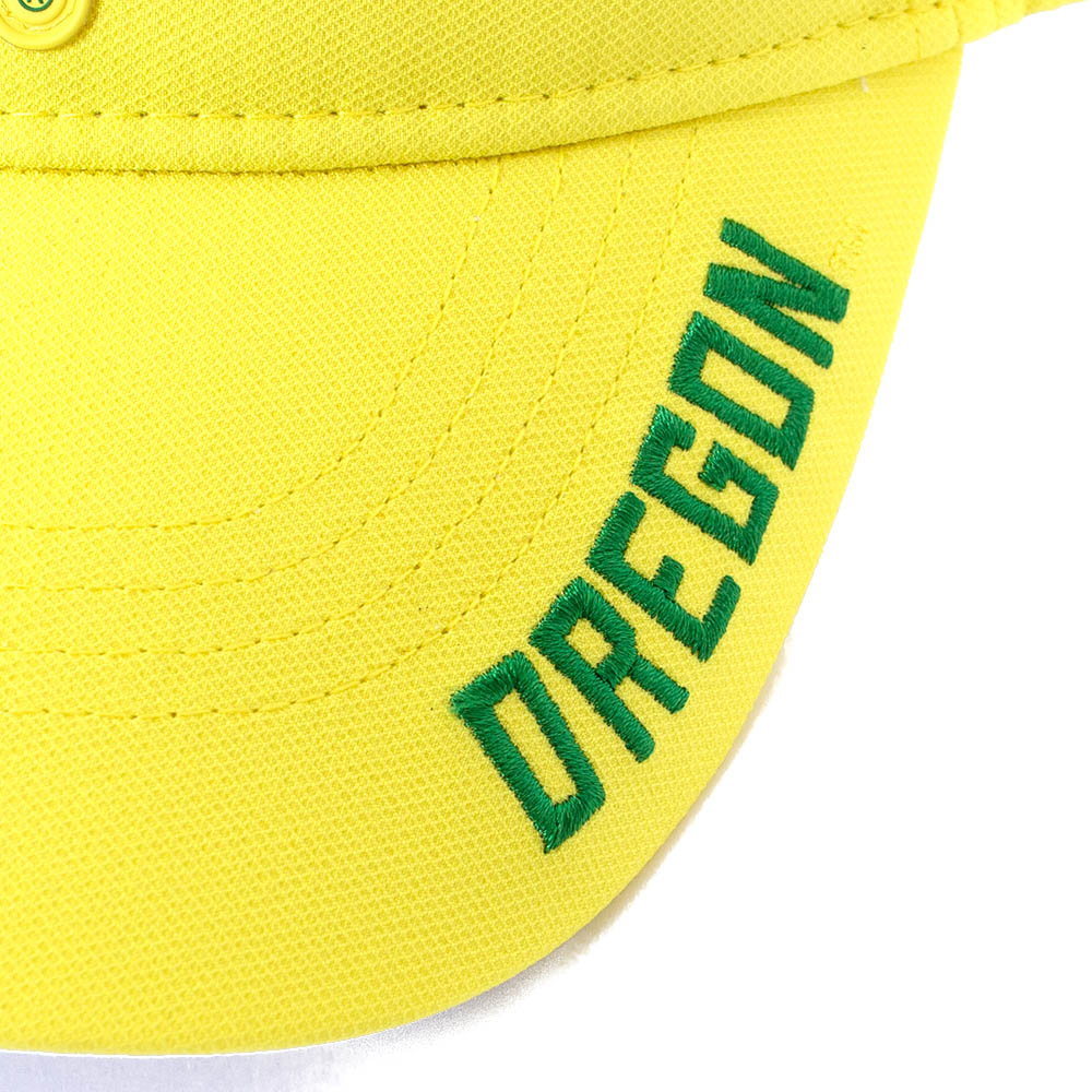 Classic Oregon O, Nike, Yellow, Visor, Performance/Dri-FIT, Accessories, Unisex, Ace, Primetime, Oregon, 882521